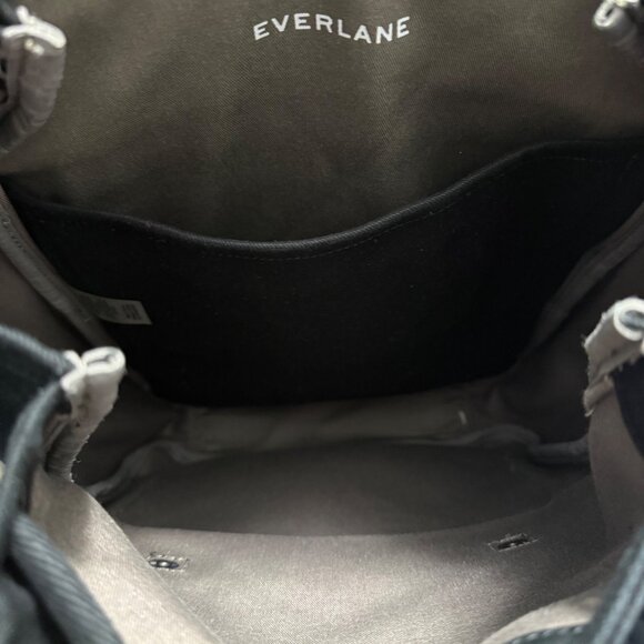 Everlane Black Canvas The Modern Snap Backpack Padded Tech Pocket One Size main image 6